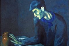 Pablo Picasso 1903 The Blind Mans Meal - New York Metropolitan Museum Of Art.jpg